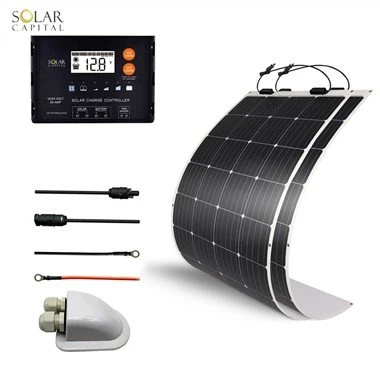 200W 12V مجموعة الألواح الشمسية المرنة